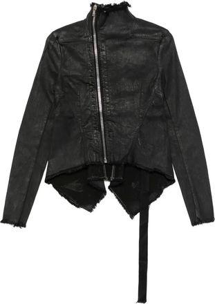 Rick Owens Giacca con zip asimmetrica - Nero