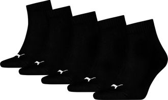 Puma Unisex Plain Quarter, Black New, 9-11 UK