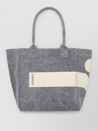 Isabel Marant yenky small tote bag two tone top handles