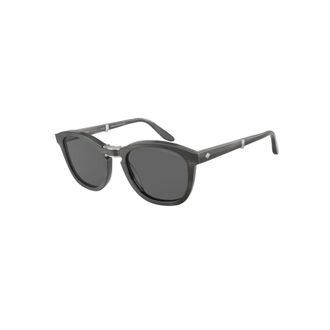 Giorgio Armani Sunglasses, male, Gray, Size: ONE SIZE Acetate Sunglasses with Gradient Lenses