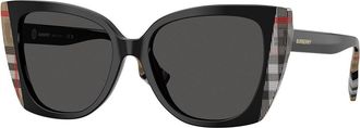 Burberry BE4393 MERYL 405587 Womens Sunglasses Black Size 54