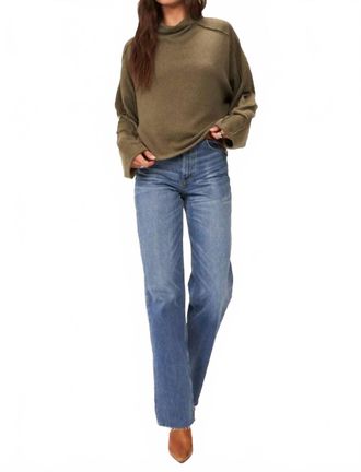 Bloomingdale's Modern Lover Cozy Top In Alpine Moss