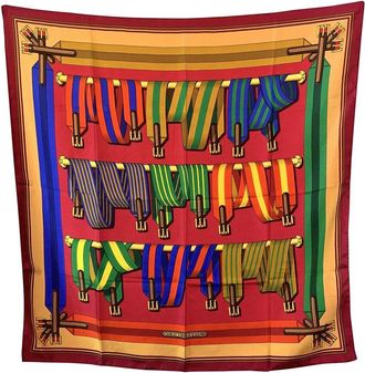 Herm&egrave;s Silk Scarf Carre 90 (Authentic Pre-Loved)