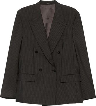 Gucci Pinstriped Double-breasted Jacket
