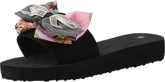 Generic Womens Bohemian Summer Flip Flops with Floral Design Open Toe Casual Sandals and Comfortable Slippers for Ladies Outdoor Beach Wear (5.5)