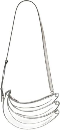 Casablanca Banaan Schoudertas - Dames - Schoudertassen - Grijs - ONE Size - Leer - Tassen
