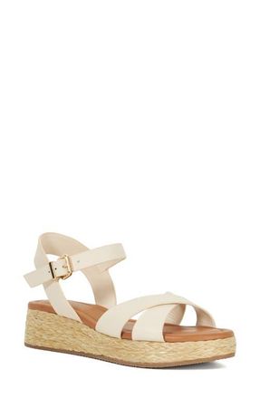 Dune London Littleton Platform Sandal in Ecru at Nordstrom, Size 7.5Us