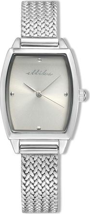 Ettika Timeless Texture Watch in Bone And Silver at Nordstrom Rack