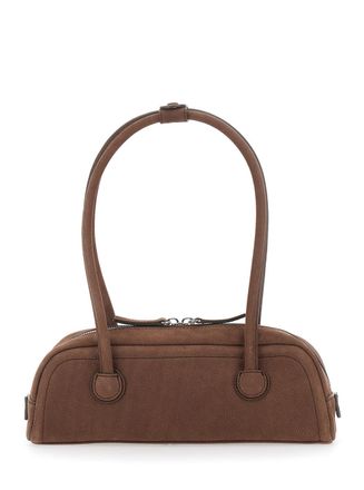Margesherwood Womens Shoulder Bag Brown Leather Cow