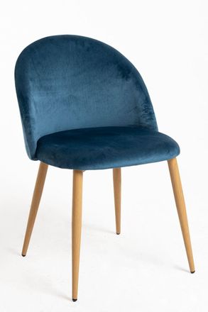Regalos Miguel Packs Sillas Comedor - Pack 6 Sillas Vint Terciopelo - Azul