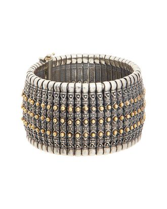 Konstantino Hera Silver & 18K Ruby Cuff Bracelet