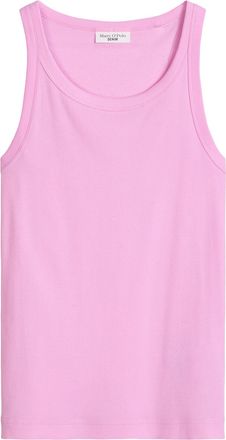 Marc O'Polo Denim Tanktop MARC OPOLO DENIM, Damen, Gr. XL, pale bubblegum, Jersey, Obermaterial: 96% Baumwolle, 4% Elasthan, slim fit normal, Rundhals, Tops Tanktop, sl