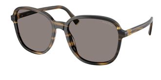 Miu Miu MUB01SF Asian Fit 25E80Q Womens Sunglasses Brown Size 58