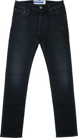 Jacob Cohen Slim-fit Jeans - Heren - Slim Fit Jeans - Grijs - W30 - Katoen - Jeans