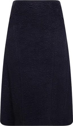 Dries Van Noten Falda Midi Jacquard - Skirts - Mujer - Negro - S