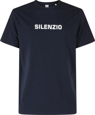 Aspesi Silenzio T-Shirt - Heren - T-shirts - Blauw - S - Katoen - Tops
