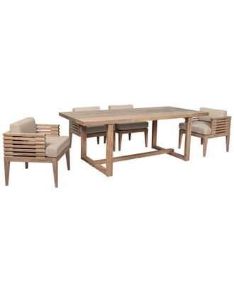 Armen Living Vivid Outdoor Patio 5pc Dining Set