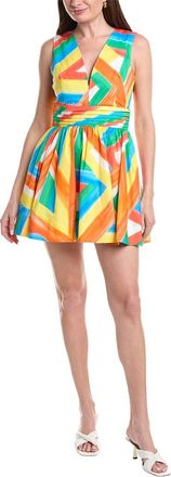 Milly Milly Nikki Stripe Poplin Mini Dress
