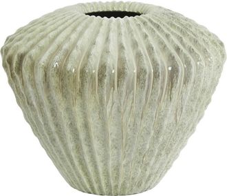 Light & Living Vaso Cacti De Piedra Con Brillo Verde Menta - &Oslash;55x45 Cm