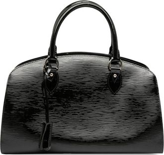 Louis Vuitton Pre-owned Handbags, female, Black, Size: ONE SIZE Pre-owned Top Handle Satchel Bag