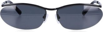The Attico Accessoires, Dames, Zwart, ONE Size, Cat Eye Zonnebrillen