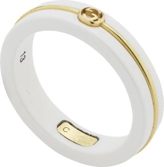 Gucci Icon 18k ring met edelstenen - Dames - Ringen - Veelkleurig - 53 MM - Accessoires