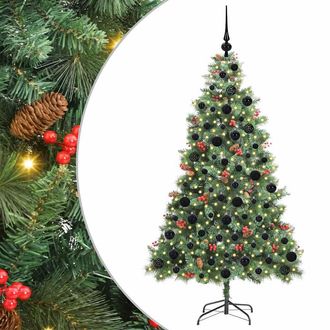 vidaXL &Aacute;rbol De Navidad Artificial Verde 180 Cm Pvc Y Metal Vidaxl