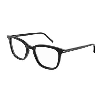 Saint Laurent Square Full Rim Eyeglasses - Black