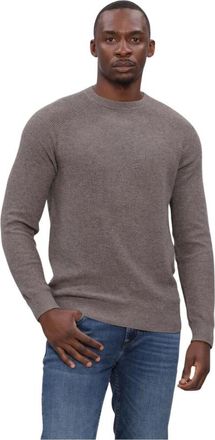 Gentiluomo Round LS - Heren - Truien - Bruin - Maat: M