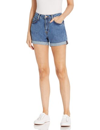 Nudie Jeans Womens Frida Shorts Blue Friends, W31