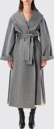 By Malene Birger Cappotto lungo a vestaglia in lana con collo a scialle