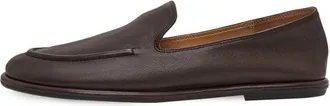Cesare Gaspari Schoenen, Dames, Bruin, 36 EU, Leer, Soft Step Leren Loafers