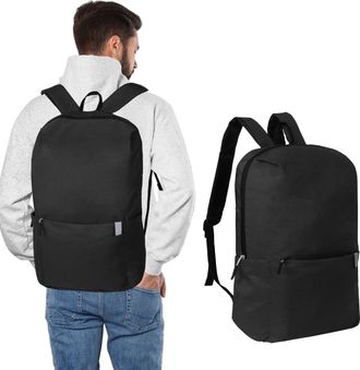 Generic Wsetyy 20L Foldable Backpack, Small Lightweight Rucksack for Men Women, Hiking Backpack Cycling Backpack Daypack for Outdoor Hiking Camping (Black)