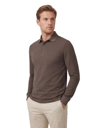 Cavallaro Polo lange mouw Cavallaro Napoli bruin