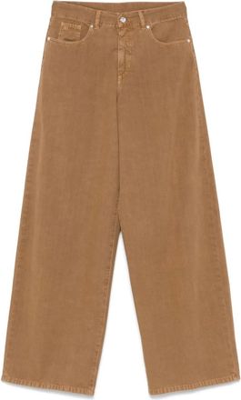 Nine In The Morning Pantaloni Gea - Marrone