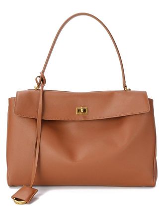 Tiffany & Fred Large Smooth Leather Tote