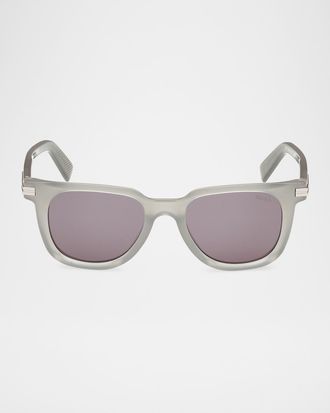 Ermenegildo Zegna Men & apos;s Square Acetate Sunglasses