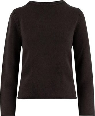 Allude Cashmere Sweater - Dames - Cashmere truien - Bruin - XS - Kasjmier - Truien & Vesten