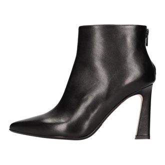 Anna F. Dames, Schoenen, Zwart, Maat: 38 EU Leer