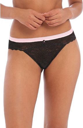 Freya Offbeat Brazilian Briefs in Black at Nordstrom, Size X-Small