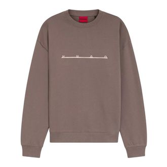 HUGO BOSS Hoodies & sweatvesten, Heren, Bruin, L, Sweater