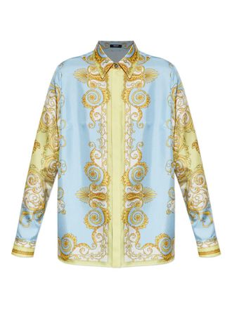 Versace Seidenhemd im Barocco-Print