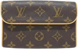 Louis Vuitton Pre-owned Belt Bags, female, Brown, Size: ONE SIZE Pre-owned Canvas Belt Bag