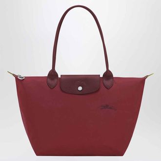 Longchamp Pomegranate Coloured Le Pliage Green M Bag