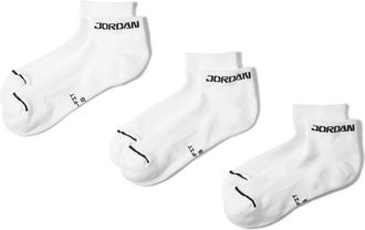 Nike Jordan Everyday Elevated No-Show Socks (3 Pairs) in White | IR6321-100