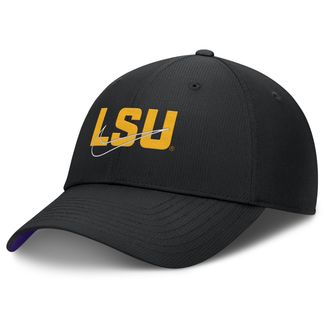 Nike LSU Athletic Prep Club Nike Mens Dri-FIT College Adjustable Hat in Black | NC08091NLSN-PWG