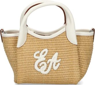 Emporio Armani Tote Bags, female, Beige, Size: ONE SIZE Tote Bag