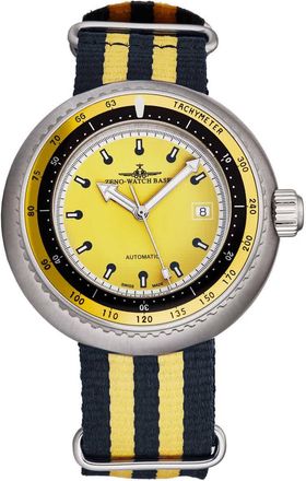 Zeno Deep Diver Automatic Yellow Dial Mens Watch 500-2824-I9