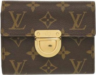 Louis Vuitton Pre-owned Wallets, female, Brown, Size: ONE SIZE Pre-owned Vintage Canvas Wallet