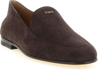 Tod's Goat Suede Loafer - Brown